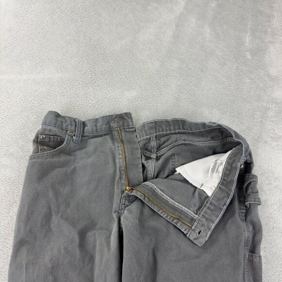 Dickies Grey Cargo Carpenter Pants Straight Leg Men’s Size 36 x 30 US - Picture 6 of 12